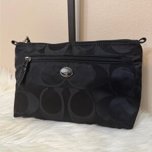 Coach Black Signature Clutch